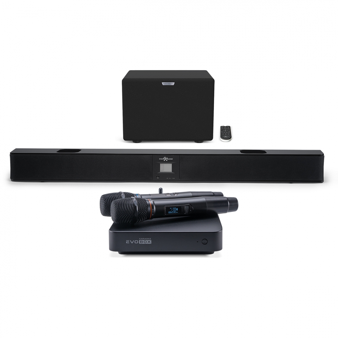 караоке-комплект EVOBOX Plus + EvoSound Bar (саундбар с караоке) в Амурске