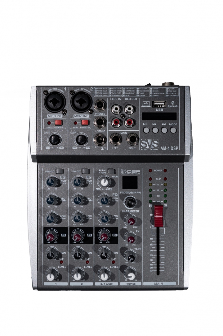 SVS Audiotechnik mixers AM-4 DSP Аналоговый микшерный пульт, 4-канала в Амурске